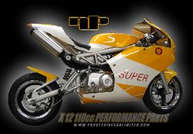 x12 pocket bikes, 4 stroke pocket bikes, 4 stroke upgrades
